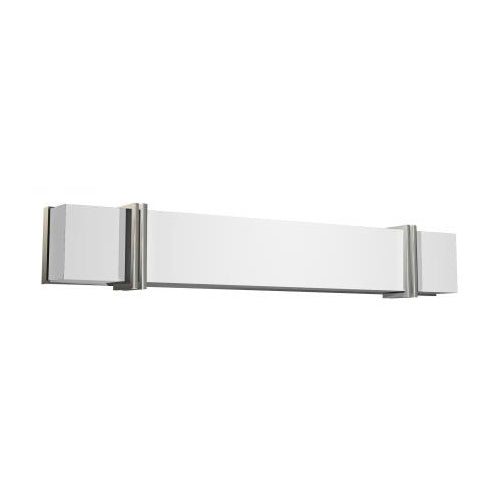 Polished Chrome & Frosted White LED Vanity Light – 30W Modern Hardwired Fixture (SKU: HIC-0031)