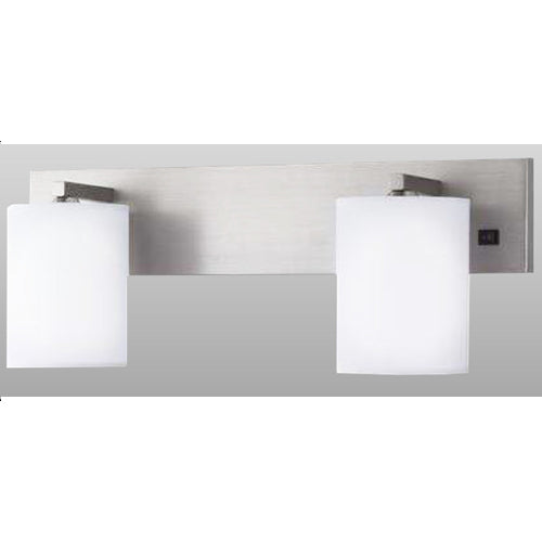 406.1 Wall Luminaire – 22” Brushed Nickel Wall Light | 120V | Dual E26 | TRIAC Dimmable