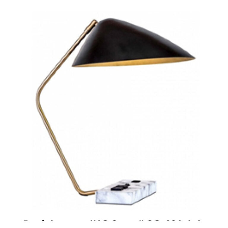 Desk Lamp 140250-LED – Antique Brushed Brass | Integrated LED 120V | IHG Spec SG-401.1.1 (SKU: HIC-0101)