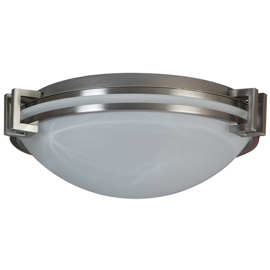 12.5″ Brushed Nickel LED Ceiling Fixture – 19W Integrated LED | 3000K | 1600 Lumens (SKU: HIC-0103)
