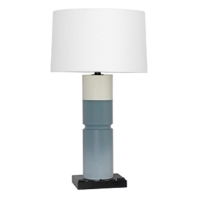 Night Stand Lamp with White Hardback Shade – USB & Convenience Outlets | 29″ H (SKU: HIC-0112)