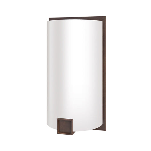 Dark Bronze 12" Wall Sconce – Frosted Acrylic Bathroom & Hallway Lighting