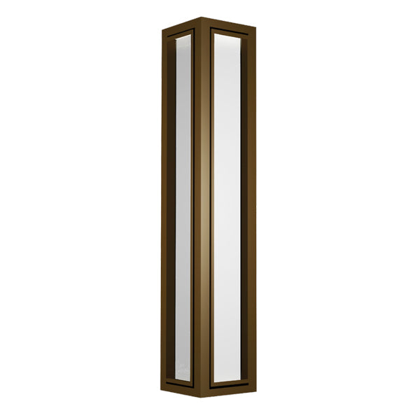 Painted Antique Brass Wall Sconce with Milk Glass – 9W LED Hardwired