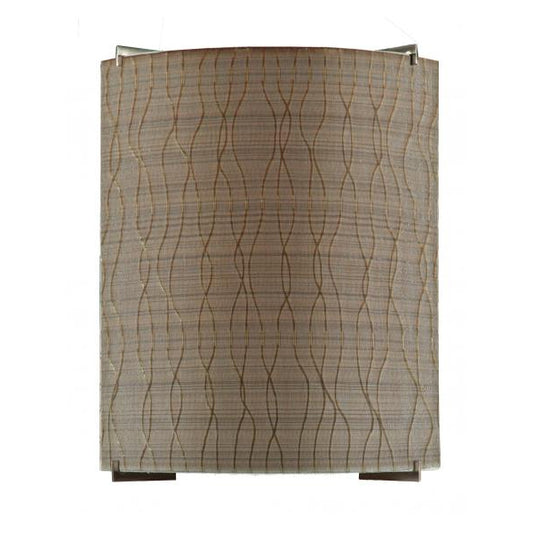 Brushed Nickel & Peppercorn Wall Sconce – 26W GU24