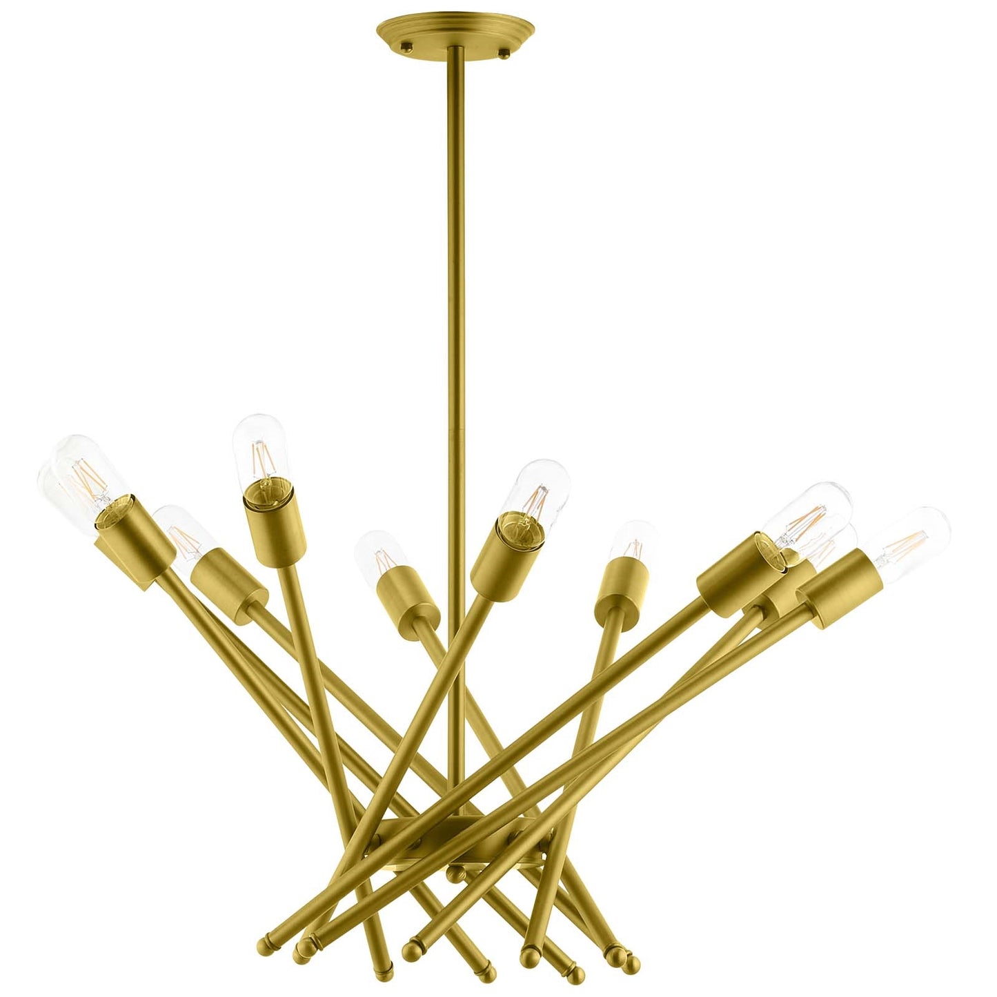 Cherish Brass Metal Pendant Light – Adjustable Mid-Century Modern Pendant
