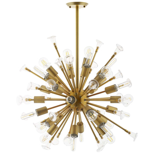 Burst Ceiling Light Pendant Chandelier – 30-Light Mid-Century Modern Fixture