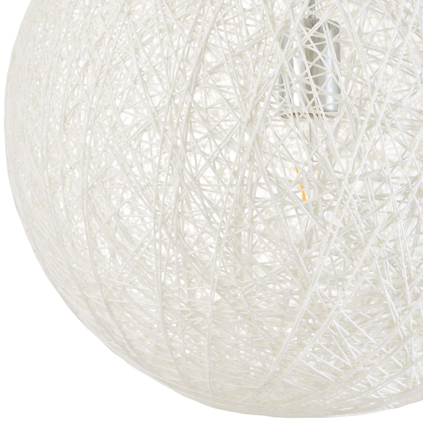 Spool 16" Pendant Light Chandelier – Woven-Inspired Ceiling Fixture
