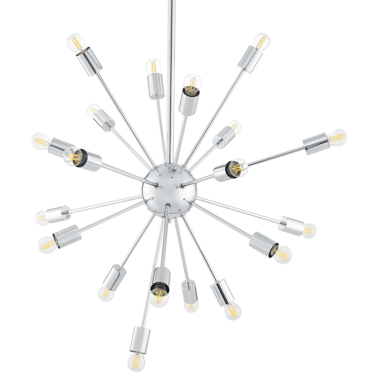 Volley Pendant Chandelier – 24-Light Mid-Century Modern Fixture
