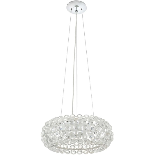Halo 20” Pendant Chandelier – Modern Circle of Light Fixture