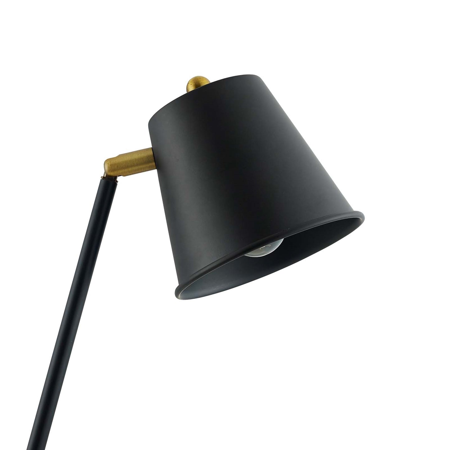 Determine Table Lamp – Modern Black & Brass Minimalist Accent Lighting