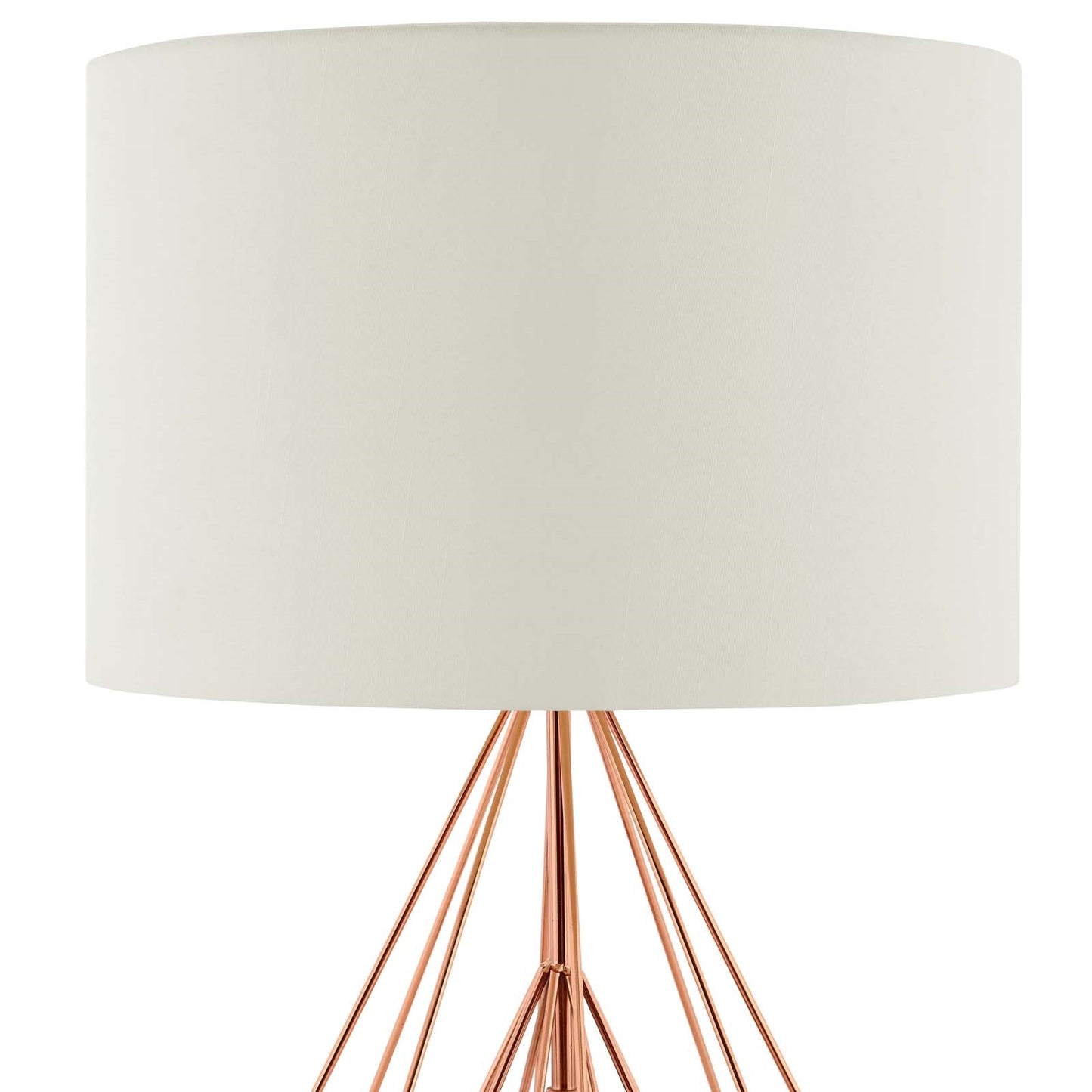 Precious Rose Gold Table Lamp – Modern Geometric Accent Lighting