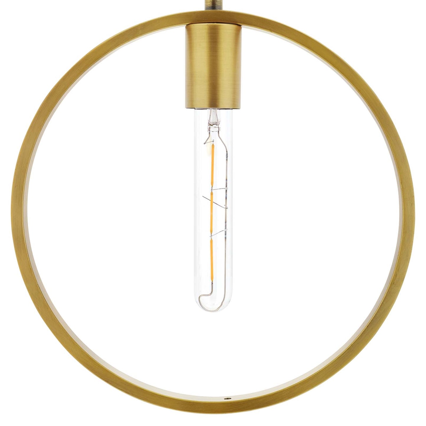 Orbit Brass Ceiling Pendant Light – Nordic Inspired Single-Light Fixture