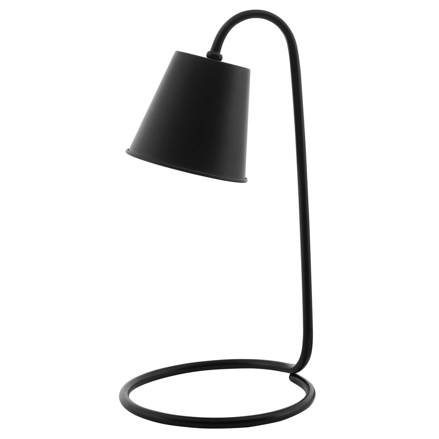 Proclaim Table Lamp – Matte Black Metal, Modern Desk & Bedside Lighting