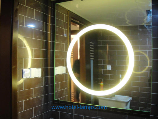 LED Round Mirror – Wall-Mounted Vanity Mirror with LED Lighting