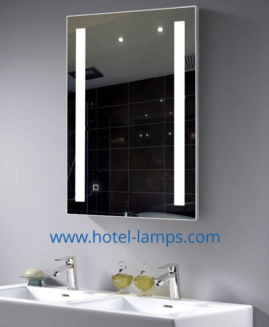 Rectangular LED Bathroom Mirror – Custom Sizes Available | HL009-2