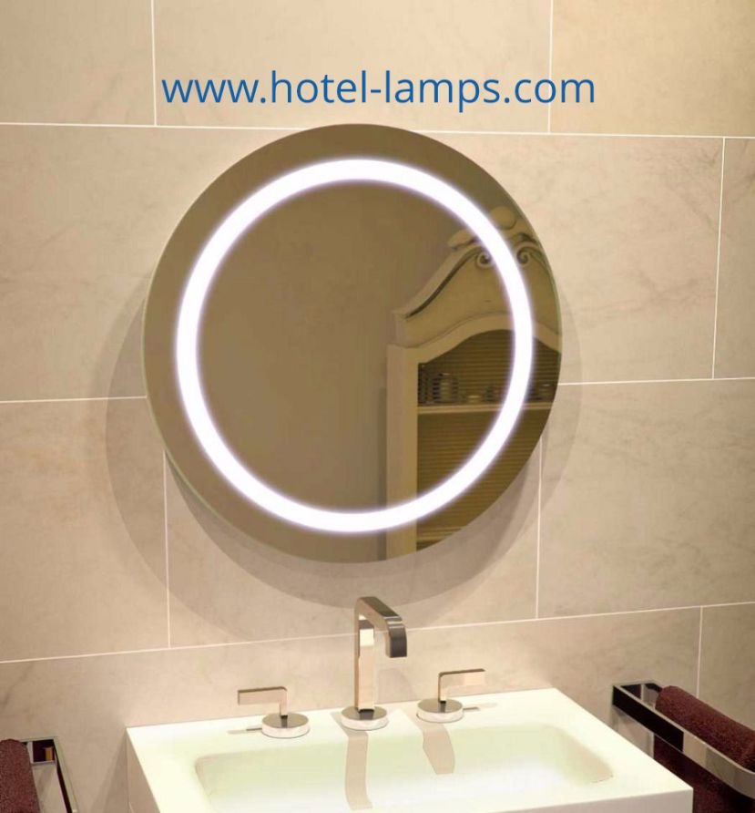 Round LED Bathroom Mirror – Custom Sizes Available | HL015-3