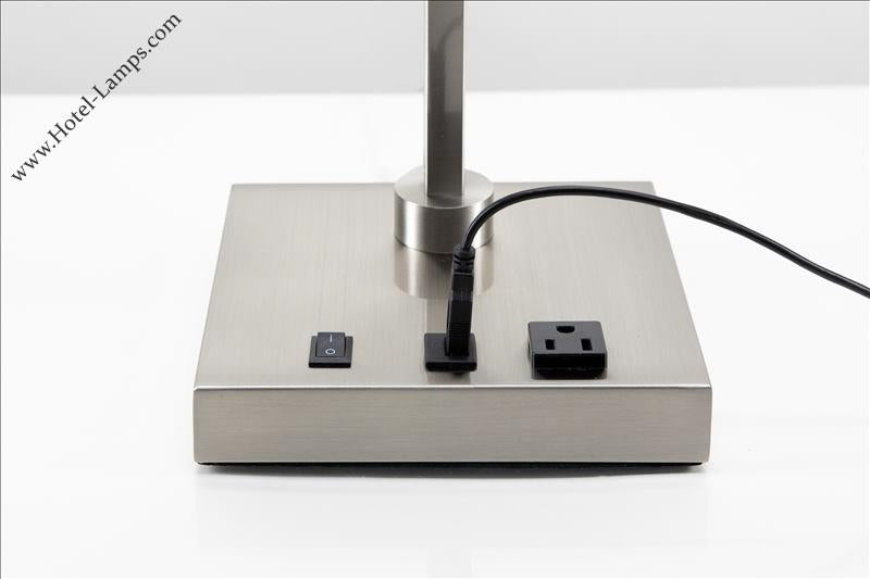 Modern Floor Lamp – Gloss White Finish with Acrylic Lens & Foot Switch