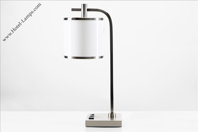 Modern Floor Lamp – Gloss White Finish with Acrylic Lens & Foot Switch