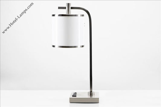 Modern Floor Lamp – Gloss White Finish with Acrylic Lens & Foot Switch