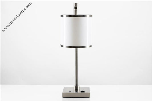 Modern Floor Lamp – Gloss White Finish with Acrylic Lens & Foot Switch