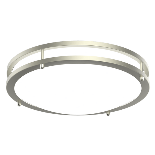 CL-3051 Interior Architectural LED Wall Mount Fixture – Brushed Nickel & White, 10W-32W, 3000K-5000K
