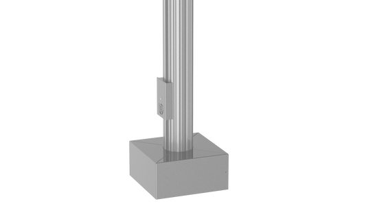 CL-RSAF Round Straight Aluminum Fluted Light Pole – Seamless 6063 Aluminum Shaft