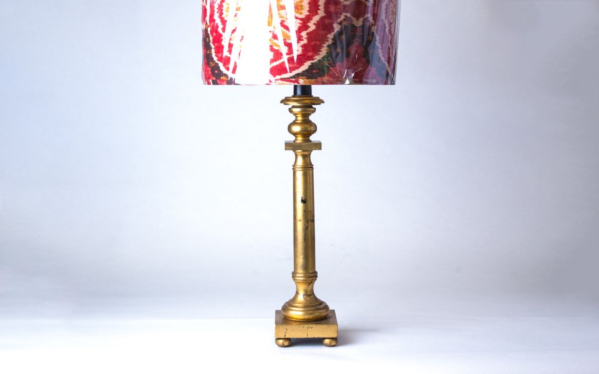 Gold Square Base Black Neck Table Lamp – Modern Decorative Lighting