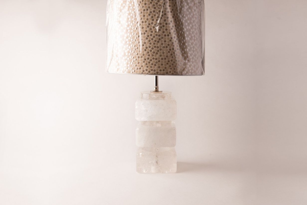 Rock Crystal Table Lamp – Elegant Luxury Decorative Lighting
