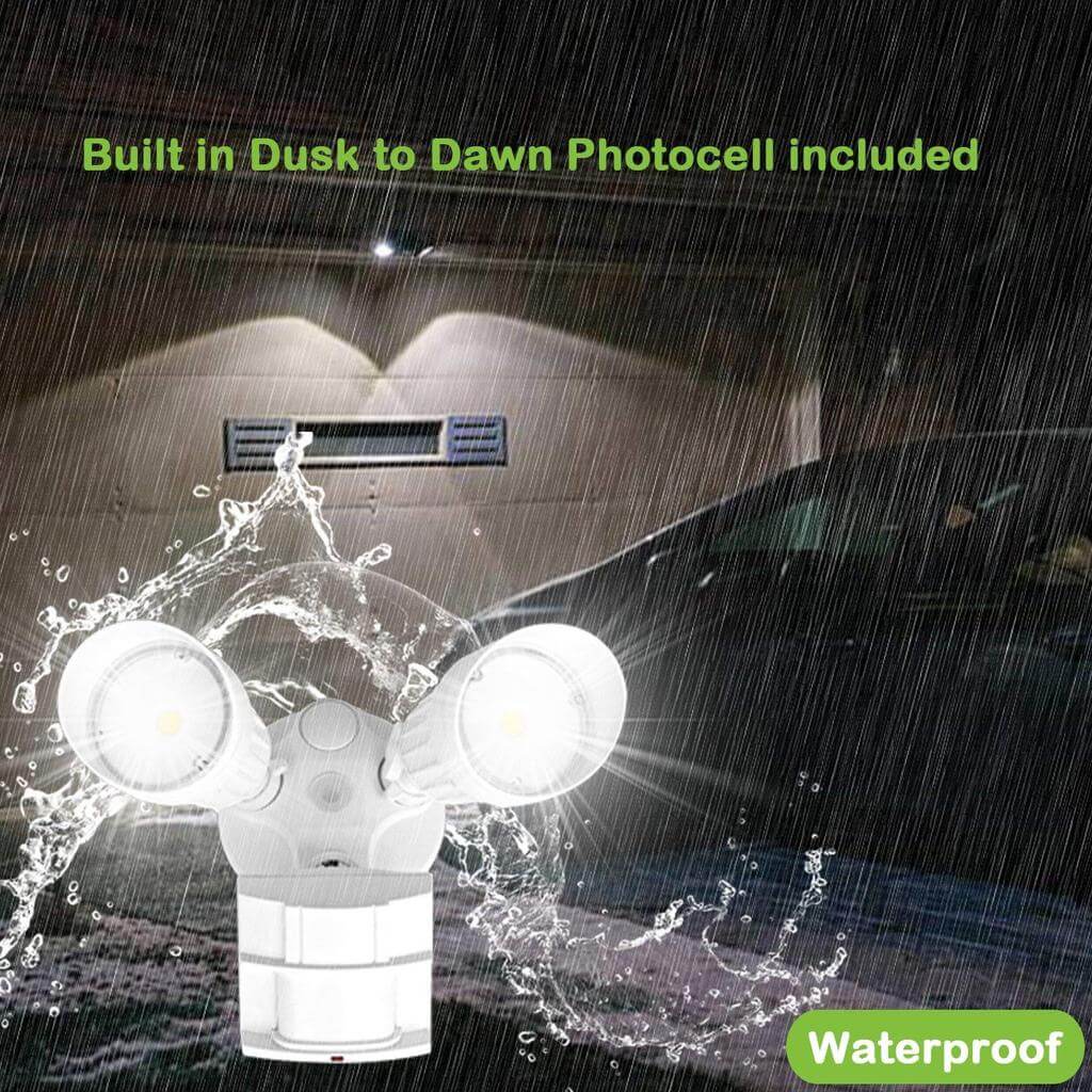 LED Security Flood Light – Motion Sensor & Photocell Outdoor LED