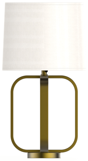 Sungold Table Lamp with Cream Linen Shade & GU24 Socket – HLHT7009