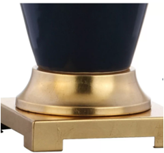 Glossy Coral Ceramic Table Lamp with Gradient Glaze & White Linen Shade – HLHT7023