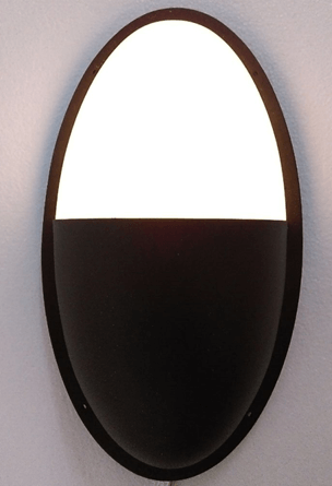 Oil Rubbed Bronze Opal Glass Wall Sconce – 1-Light, E26/E27 Medium Base