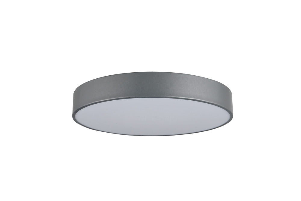 Silver Ceiling Lamp – Modern Flush Mount