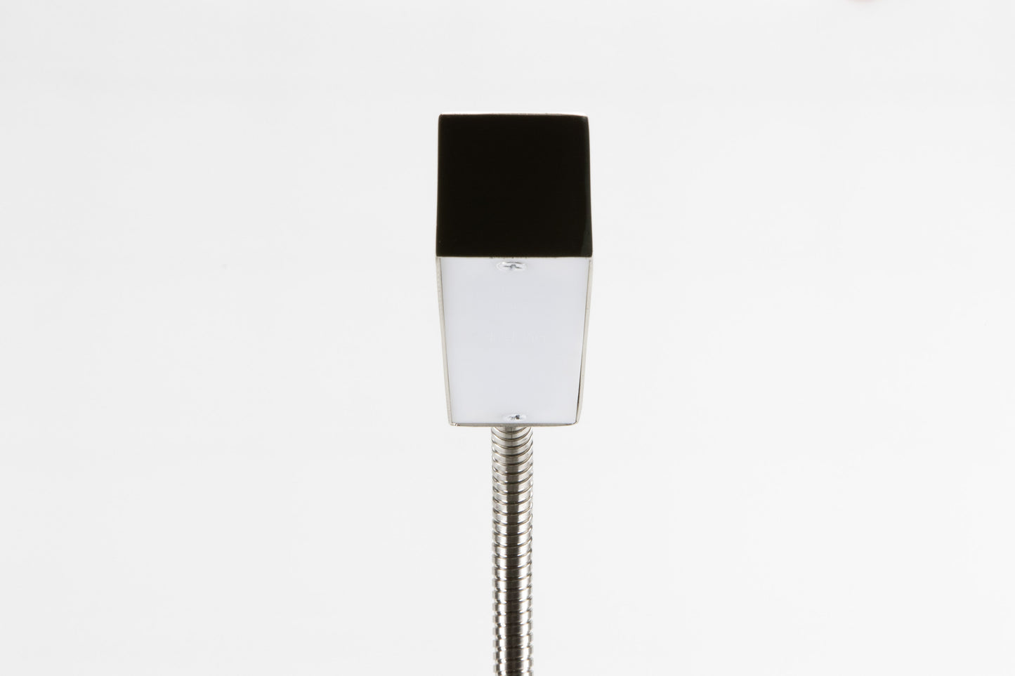 LED Polished Chrome Wall Reading Lamp with USB & Outlet – Frosted Clear Shade (HLW10010)