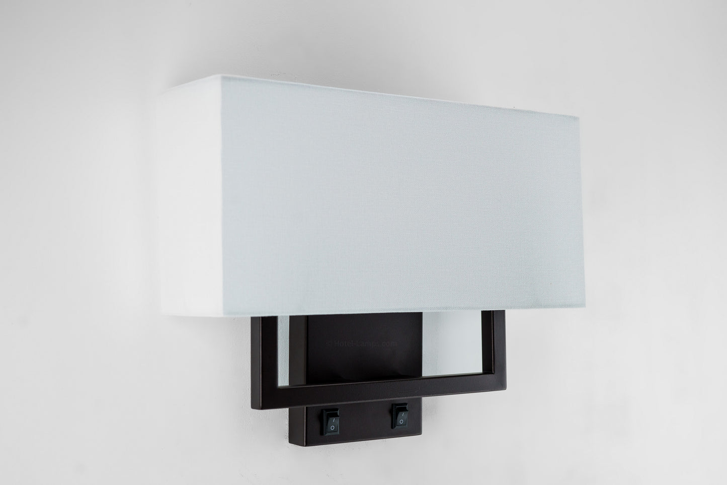 Hampton Inn Casual Queen Headboard Sconce – Dark Bronze LED Fixture