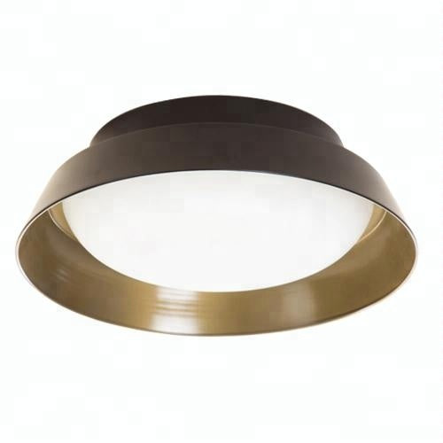 High-Quality Hospitality Guestroom Ceiling Light – 17" Flush Mount with Opal Matte Glass