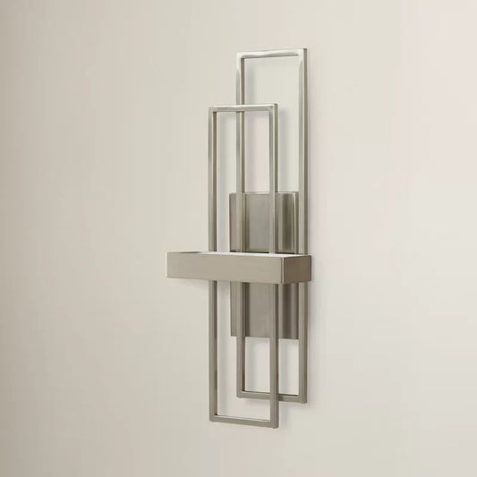 Hotel LED Wall Sconce – Brushed Nickel with Opal Matte Acrylic – HLHW10097