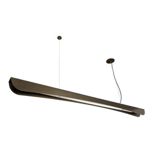 LED Network Zone Linear Pendant – Mason Bronze Finish – 72” Width – 2700K 1868 Lumens Dimmable