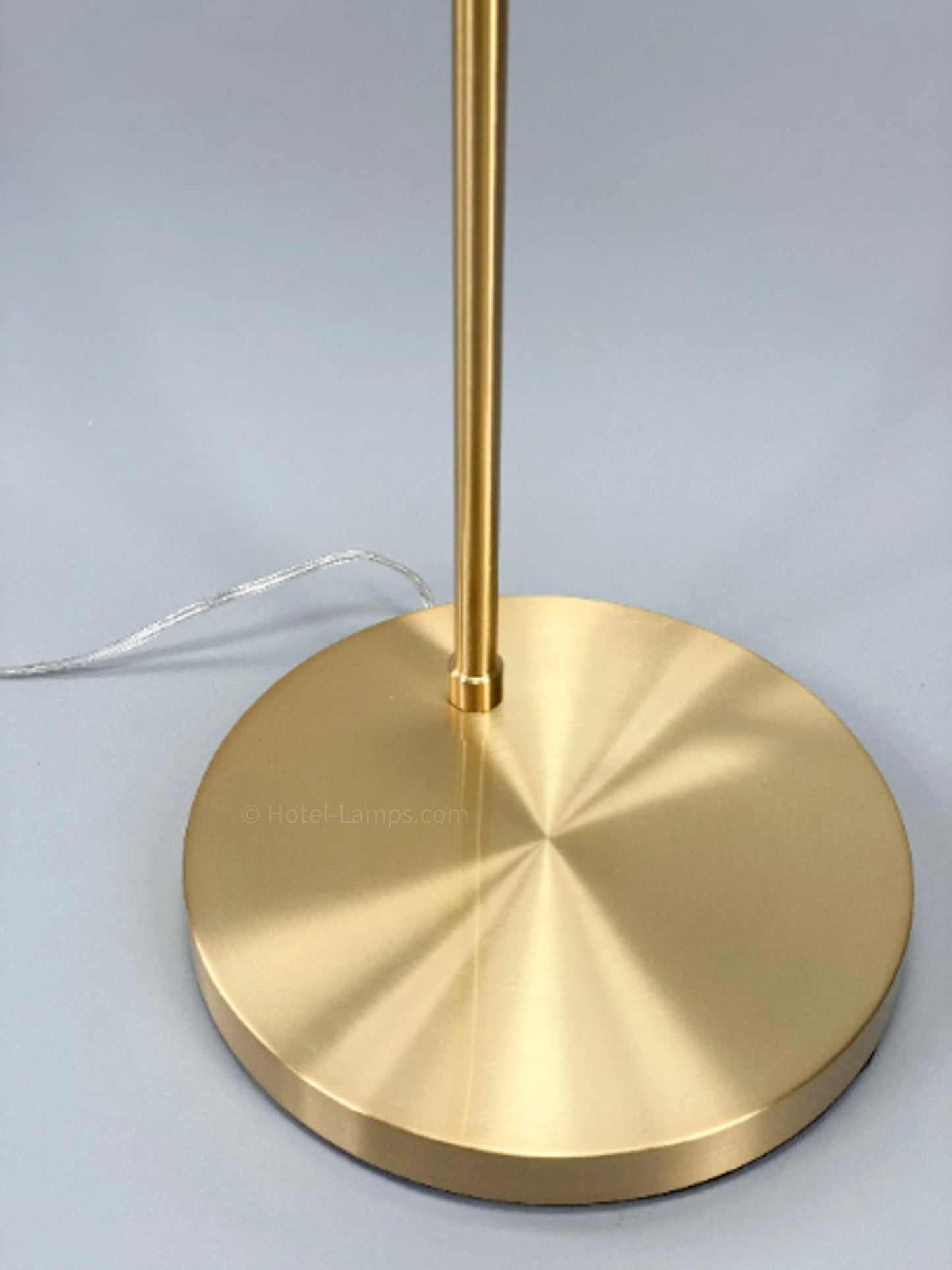 Luxurious Gold Floor Lamp – Slim Tubular Design with Globe Shade