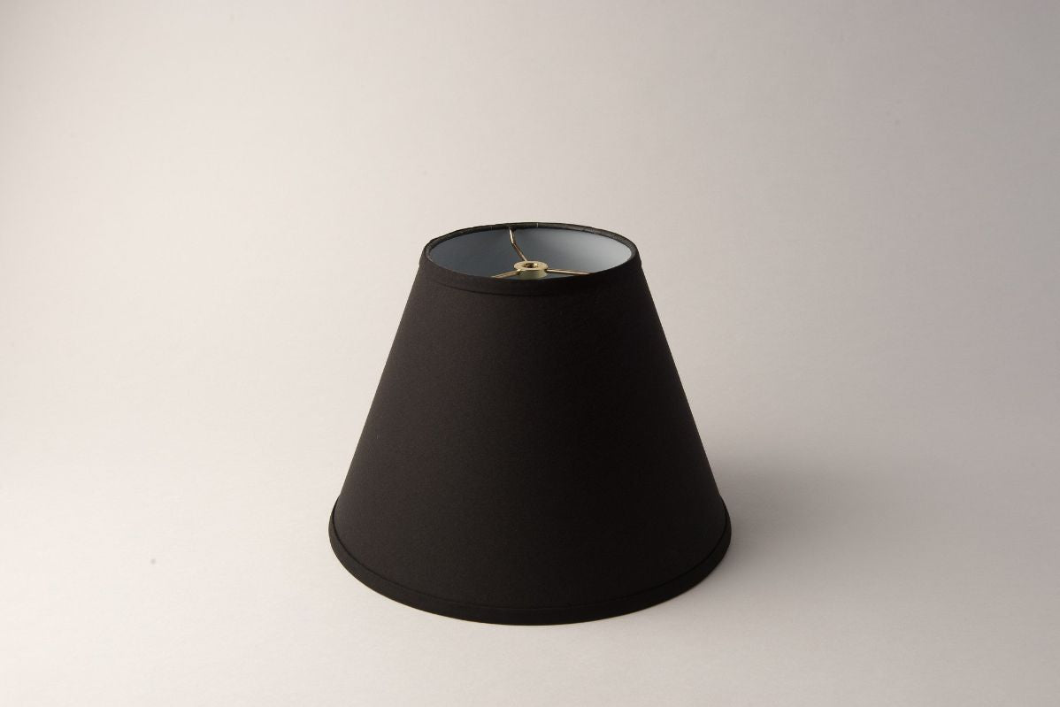 Empire Black Linen Lampshade (Classic Empire Style)