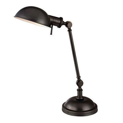 Retro Adjustable Metal Shade Table Lamp – Vintage Task Lighting