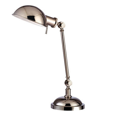Retro Adjustable Metal Shade Table Lamp – Vintage Task Lighting