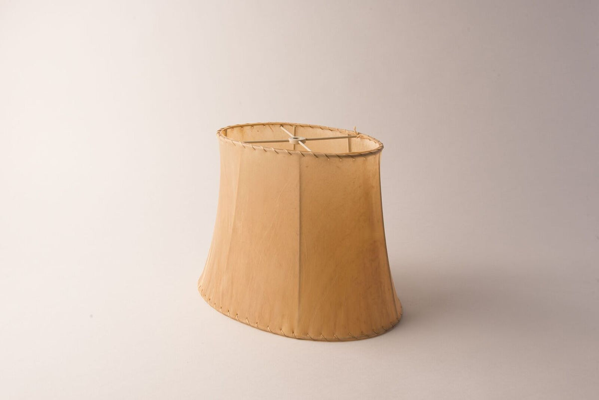 Oval Lamp Shade – Sheepskin, Soft-Sided