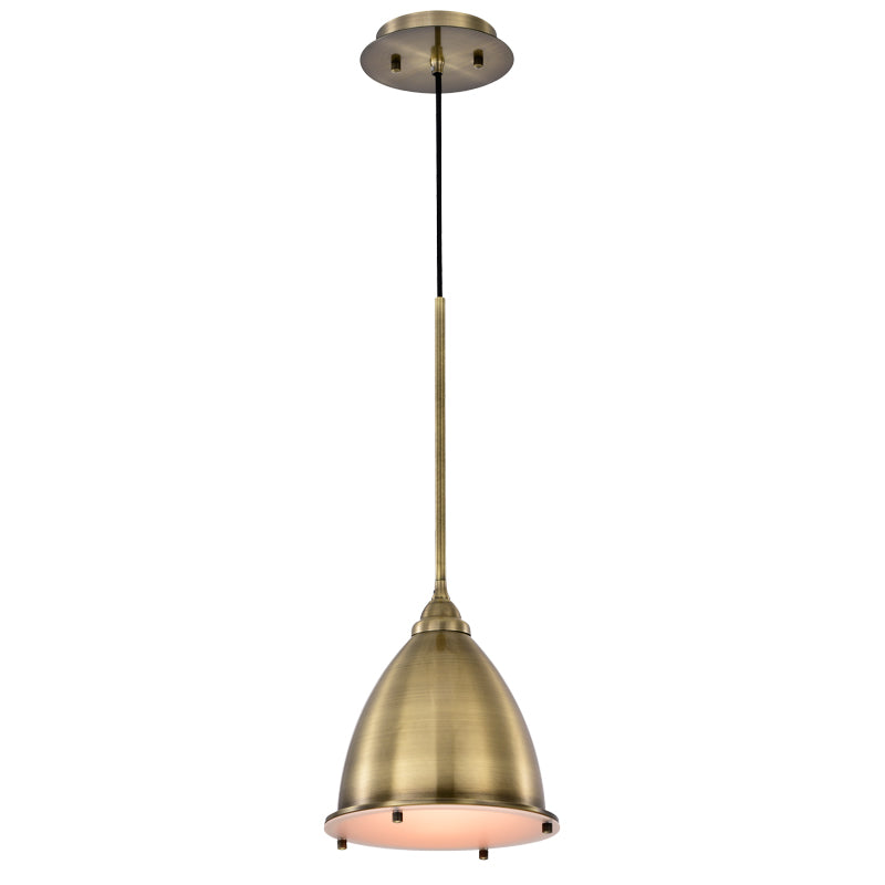 Mini Pendant LED Fixture – Die-Formed Cold-Rolled Steel | Frosted Glass Diffuser | UL Listed