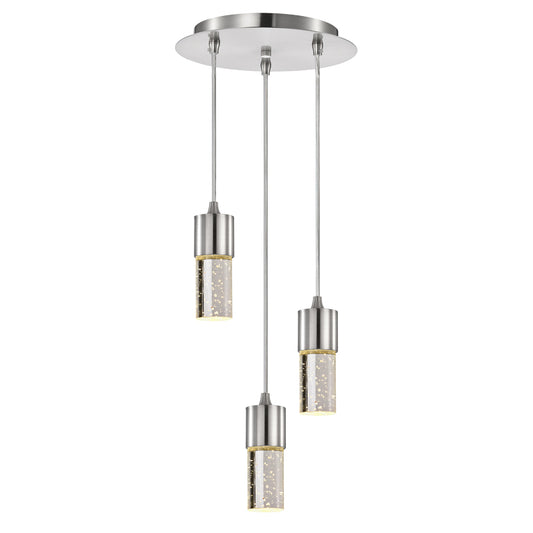Mini Pendant LED Fixture – Die-Formed Cold-Rolled Steel | Crystal Glass Shade | ETL/cETL Listed