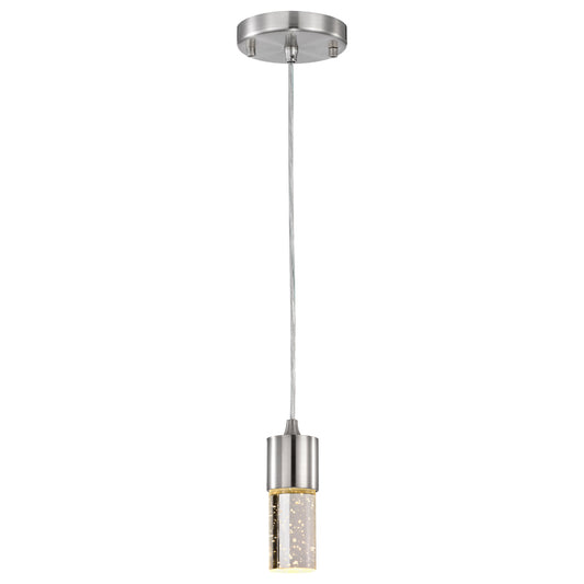 Mini Pendant LED Fixture – Die-Formed Cold-Rolled Steel | Crystal Glass Shade | ETL/cETL Listed
