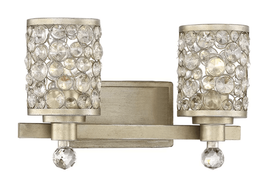 Clear Crystal Table Lamp with Aurora Stainless Steel Finish – HLRT16034