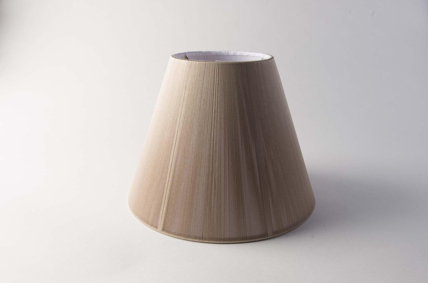 Empire Taupe Silk String Lampshade (Classic Empire Style)