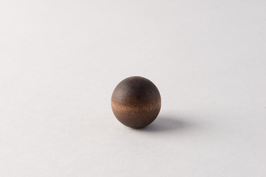 Wood Ball – Walnut 1.25" Decorative Accent