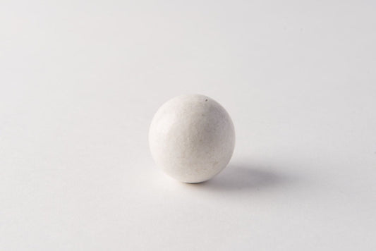 Wood Ball – White 1.25" Decorative Accent